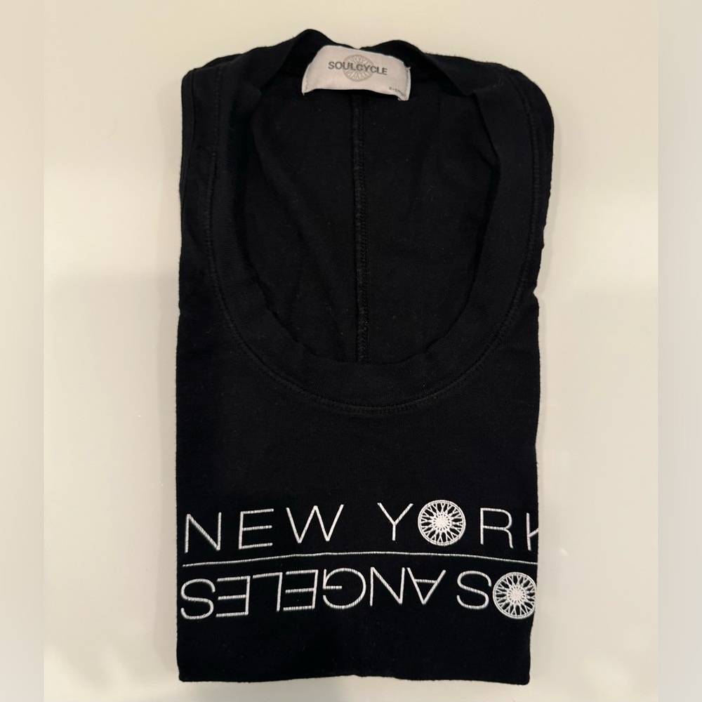Soulcycle Women’s Black tank top - New York/Los Angeles - XS